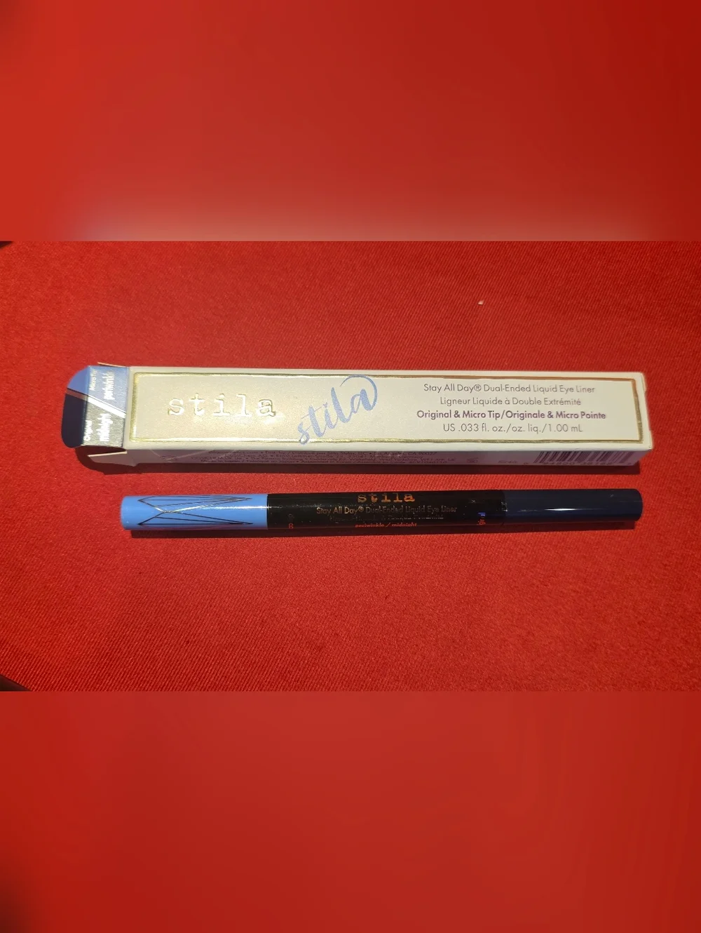 Stay All Day Dual-Ended Liquid Eye Liner: Two Colors Periwinkle & Midnight. BNIB